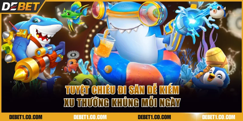 Tuyệt chiêu đi săn dễ kiếm xu thưởng khủng mỗi ngày